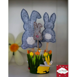 Stickdatei ITH - Steckfigur Hase